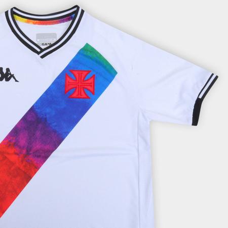 Camisa Vasco Kappa LGBT 22/23 Masculina - Camisa de Time - Magazine Luiza