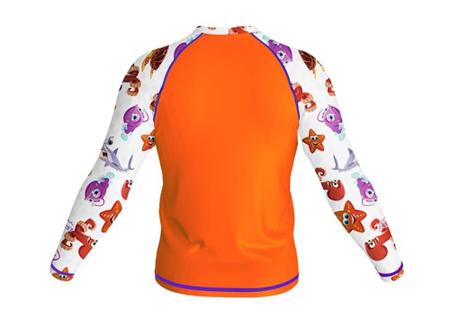 Imagem de Camisa Verão Longa Infantil Moda Praia Uv 50 Estampada Lrj