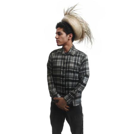 Camisa Xadrez Adulto Flanelada Cinza Festa Junina - Tam GG - Pathy Festas Imagem de Camisa Xadrez Adulto Flanelada Cinza Festa Junina - Tam GG