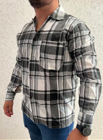 Camisa Xadrez Fashion (kin18) Algodão 6005 Trabalho