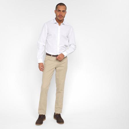 Camisa Regular Sarja Fio 60 Xadrez - Aramis