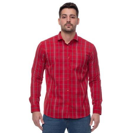 Imagem de Camisa Xadrez Manga Longa Masculina Teodoro Despojada