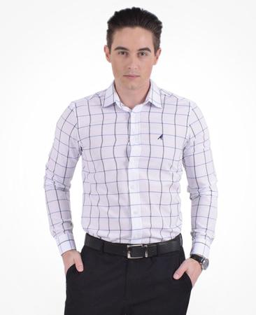 Imagem de Camisa Xadrez Masculina Slim Social