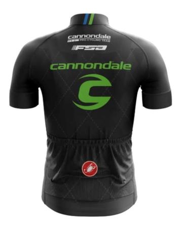 Imagem de Camisa  Ziper Manga Curta Mtb Bike Ciclismo Dry Fit Esporte Fitness Bicicleta Exercicios Praticar Cannondale