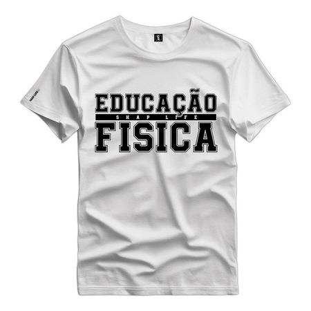 Imagem de Camiseta Academia 100% Algodão Educação Fisica Corrida Treino