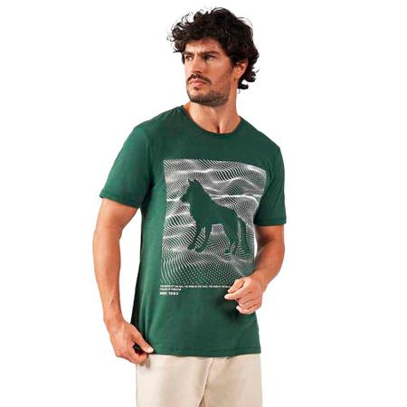 Camiseta Acostamento Wolf IN23 Verde Masculino Camiseta