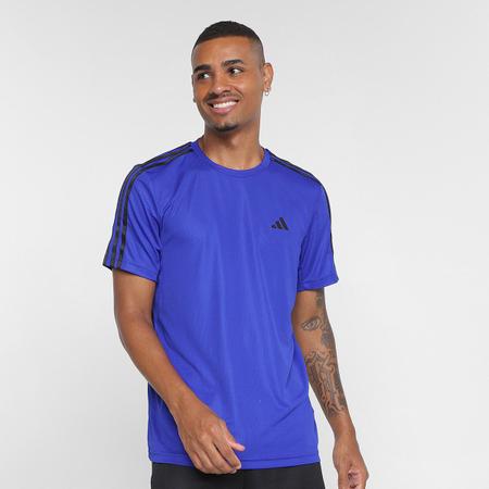 Camiseta Adidas Essentials 3 Listras Masculina - Camisa e Camiseta