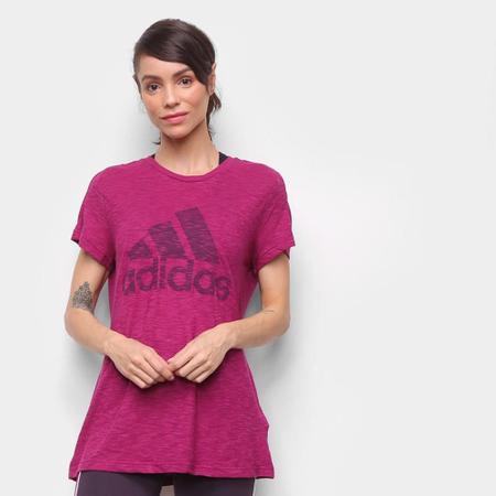 Adidas Logo Oversized Feminina - Camisa e Camiseta Esportiva - Magazine Luiza