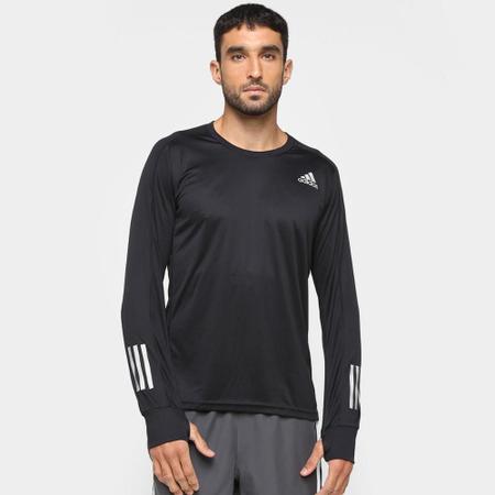 Camiseta manga longa adidas cheap masculina
