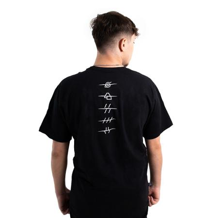 CAMISETA AKATSUKI NUVENS PRETO ANIME NARUTONARUTOUSO PESSOAL