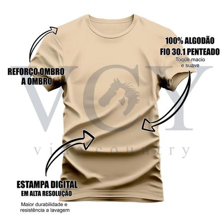 Imagem de Camiseta Algodão Confortável Malha Mácia Estampada Forasteiro