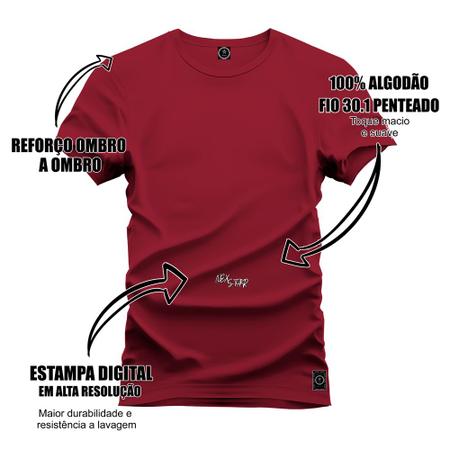 Imagem de Camiseta Algodão Estampada Premium T-Shirt Number Peito NS