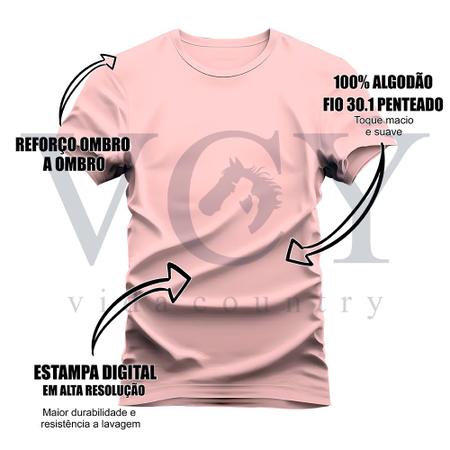 Imagem de Camiseta Algodão Estampada Unissex T-Shirt Confortável Vida Boro