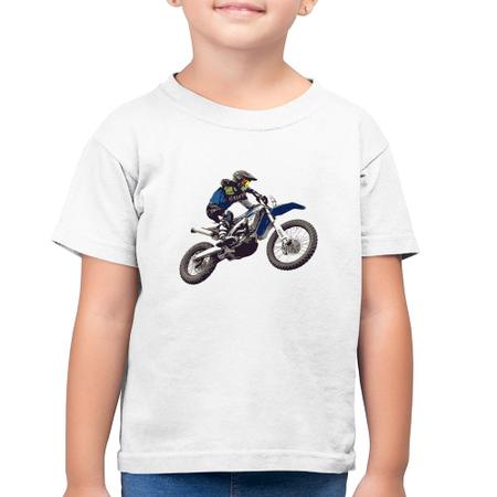 Camiseta dos desenhos animados do motocross de
