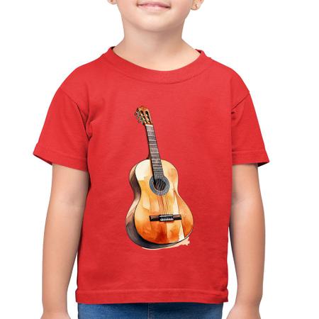 Imagem de Camiseta Algodão Infantil Violão - Foca na Moda