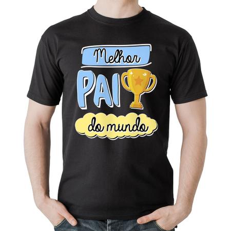 Imagem de Camiseta Algodão Melhor pai do mundo - Foca na Moda