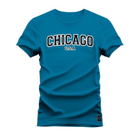Imagem de Camiseta Algodão Premium Estampada Chicago USA