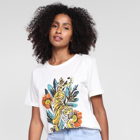 Camiseta All Is Love Tigre Feminina Camiseta Feminina Magazine