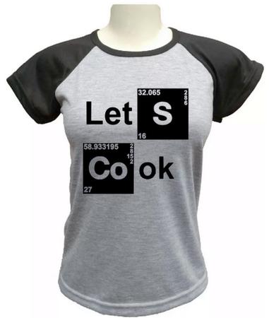 Imagem de Camiseta Babylook Breaking Bad Lets Cook