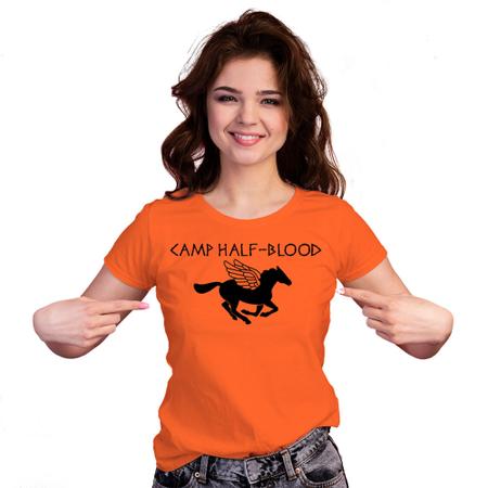 Camiseta Babylook Camp Half Blood Percy Jackson Algodão 2371 - Novo -  Camiseta Feminina - Magazine Luiza