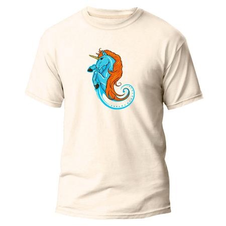 Imagem de Camiseta Basica Algodão Premium Estampada Cavalo Marinho