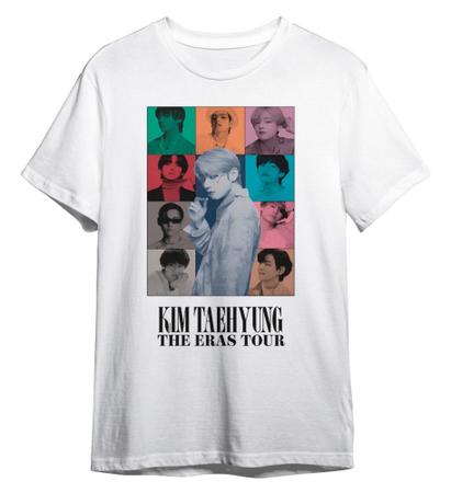 Imagem de Camiseta Básica Bts The Eras Kim Taheyung Camisa Algodão Unissex