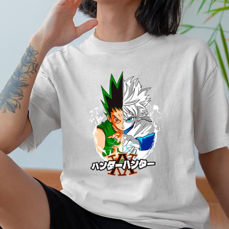 Camiseta Feminina Anime Hunter x Hunter Killua Gon Unissex