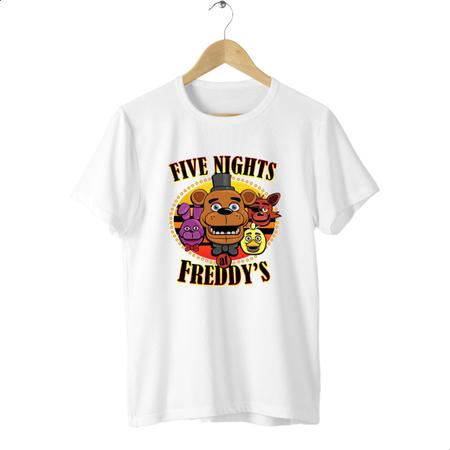 Camisa Infantil Five Night Freddy Pizza Fazbear 100% Algodão - Asulb -  Camisa Feminina - Magazine Luiza