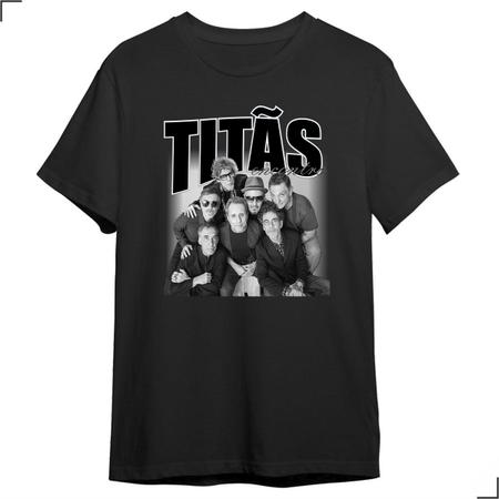 Imagem de Camiseta Básica Tumblr Vintage Titãs Encontro Fã Show Brasil