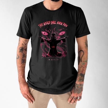 Camiseta Masculina Camisa Anime Naruto Olhos Rinnegan em Promoção na  Americanas