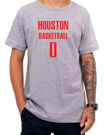 Imagem de Camiseta Basquete Houston Basketball Número 0 Esportiva