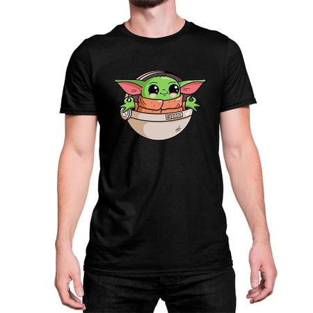 Camiseta Bebe Baby Yoda Star Wars Fofo Store Seven Camiseta