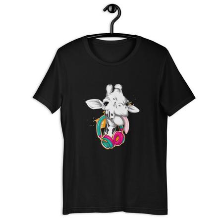 Imagem de Camiseta Blusa Feminina - Girafinha Music