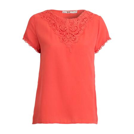 Camiseta Blusa Feminina Lisa de Manga Curta Com detalhes em Renda Viscose  Italiana Premium - SML FASHION - Blusas Femininas - Magazine Luiza