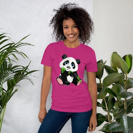 Imagem de Camiseta Blusa Feminina - Urso Panda