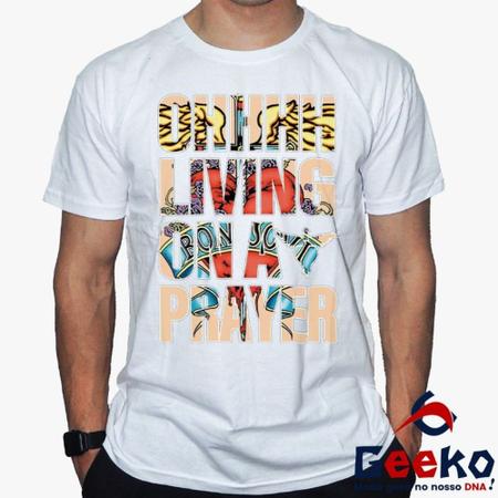 Imagem de Camiseta Bon Jovi 100% Algodão Ohhhh Living on a Prayer Rock Geeko