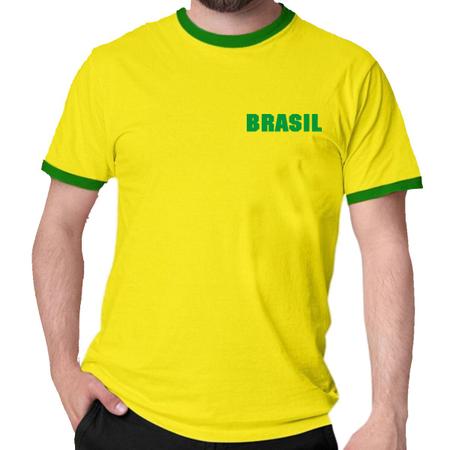 Camiseta Brasil verde amarelo camisa pronta entrega copa - Mago