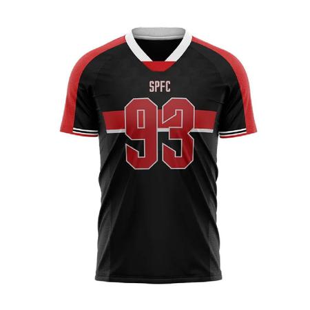 Imagem de Camiseta Braziline São Paulo FC Lecture Masculino - Preto e Vermelho