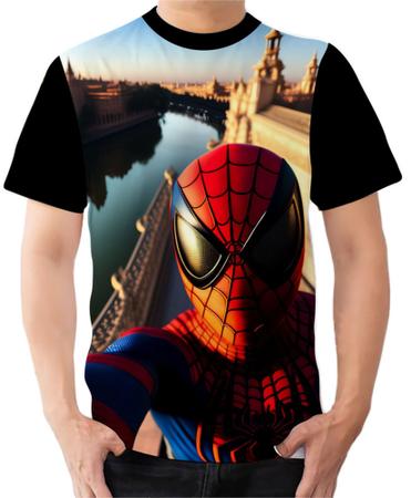 Imagem de Camiseta Camisa Ads Homem Aranha Spider Man Miranha Filme 1