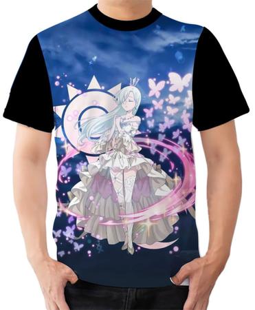 Camiseta Camisa Ads Nanatsu no taizai sete pecados Elizabeth 3 - Fabriqueta Imagem de Camiseta Camisa Ads Nanatsu no taizai sete pecados Elizabeth 3