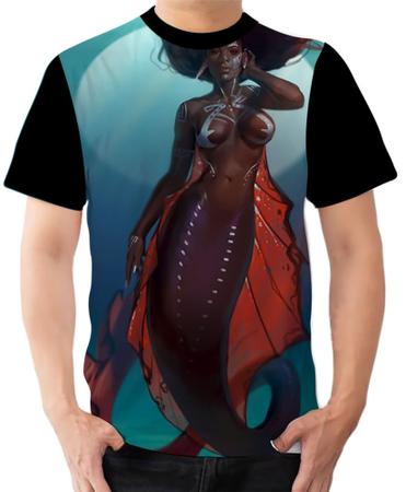 Imagem de Camiseta Camisa Ads  Sereia Mar Concha Calda de sereia 7