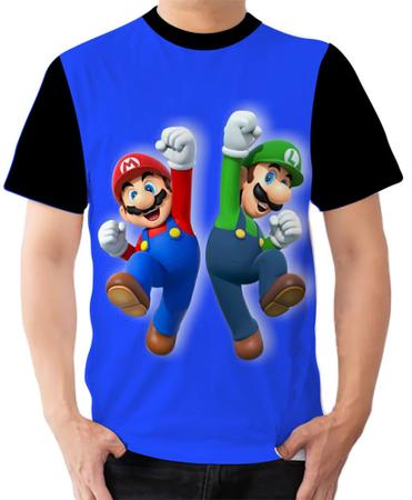 Imagem de Camiseta Camisa Ads Super Mario Luigi Mario boss 3