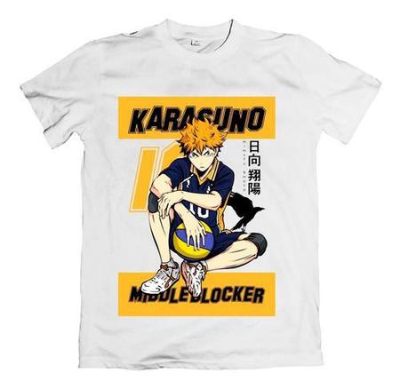 Camisa Básica Anime Haikyuu Personagens