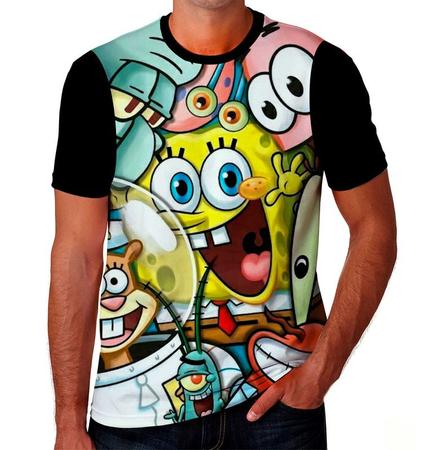 camiseta bob esponja em Promoção no Magazine Luiza