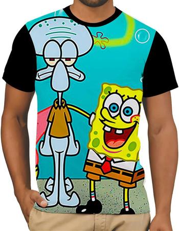 Camiseta Infantil Personalizada Bob Esponja - Patrick