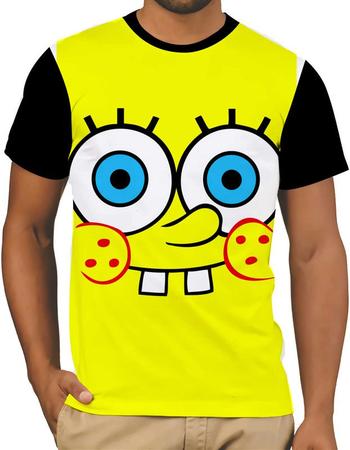 Camiseta Camisa Bob Esponja Desenho Infantil Criança Kids 08 - jk