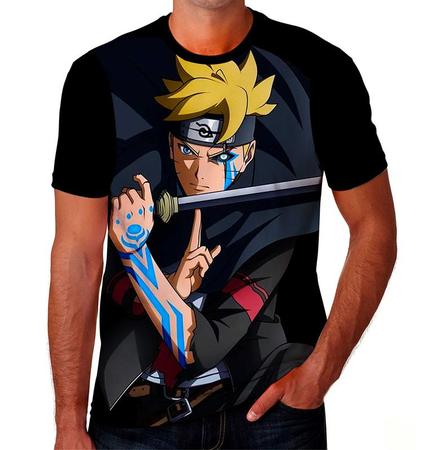 Camiseta Boruto Mangá Desenho Anime Otaku 978 em Promoção na Americanas