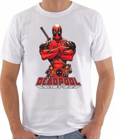 Camiseta Camisa Deadpool Wade Wilson Anime Nerd Geek Filme Hippo