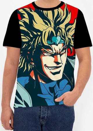 Camiseta Camisa Dio Brando Jojo Bizarre Anime Menino Fx004_x000D_ - JK  MARCAS - Camiseta Infantil - Magazine Luiza