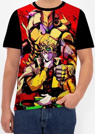 Camiseta Camisa Dio Brando Jojo Bizarre Anime Menino Fx003_x000D_ - JK  MARCAS - Camiseta Infantil - Magazine Luiza